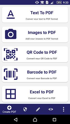 PDF Converter, PDF Creator & PDF Edit screenshot 1