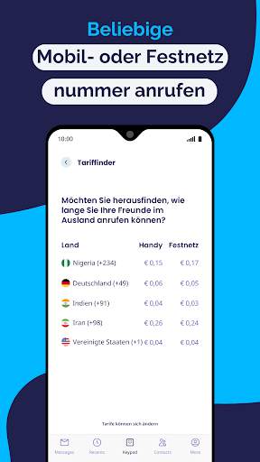 Talk360 Internationale Anrufe screenshot 3