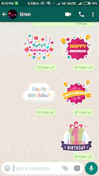 Whatsapp-Latest Stickers screenshot 5
