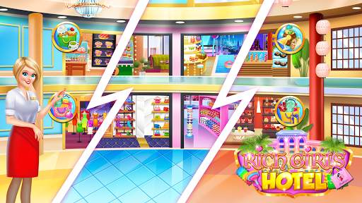 Rich Girls Hotel - Shopping Games & Vacation screenshot 3