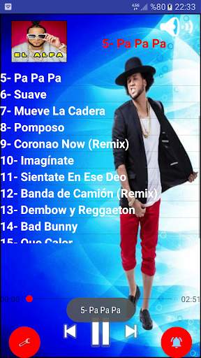 EL ALFA ~ EL JEFE ~ HiT SONGS = LiSTEN OFFLiNE. screenshot 4