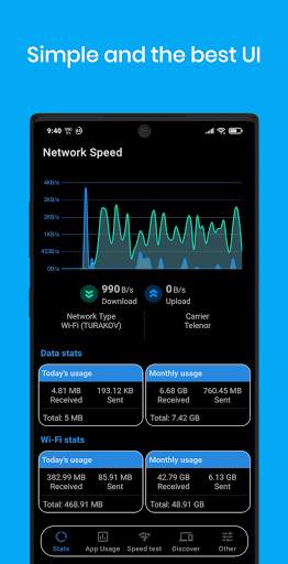 Speed Indicator - Internet Speed - Monitor Network screenshot 8