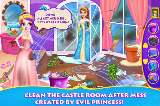 Princess Cleaning Haunted Castle screenshot 5