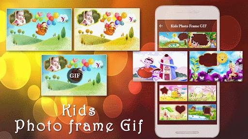 Kids GIF Photo Frame Editor screenshot 1