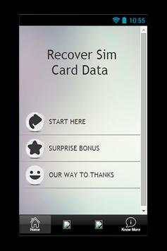 Recover SIM Card Data Guide скриншот 1
