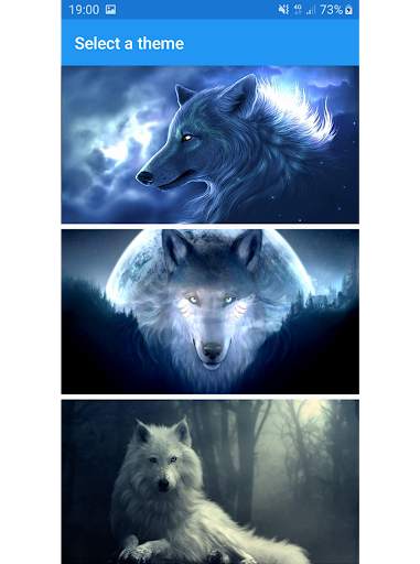 Neon Wolf Keyboard Themes screenshot 11