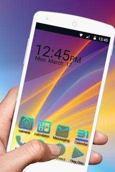 Neon Blue Launcher screenshot 1