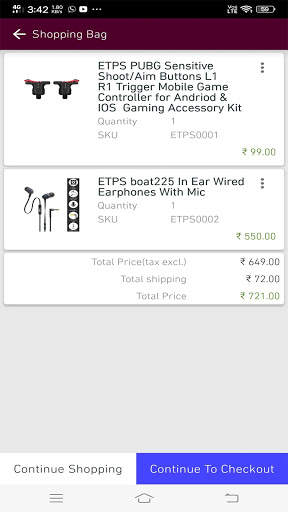 ECOMSHOP Online Shopping App screenshot 3