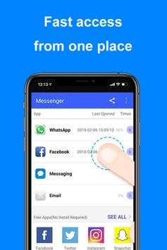 Messengers for chat social Apps screenshot 2