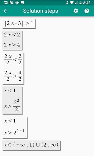 ALGEBRATOR-step-by-step solver screenshot 5
