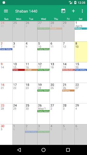 Hijri Calendar & Prayer Times screenshot 1