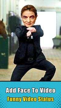 Add Face To Video - Funny Video Status screenshot 2