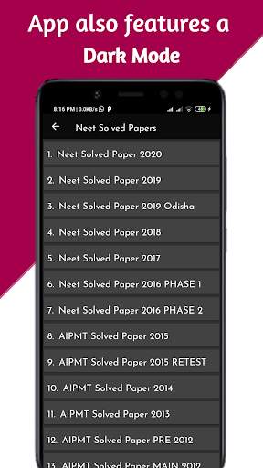 NEET Previous Year Papers Offline (1998-2021) screenshot 3