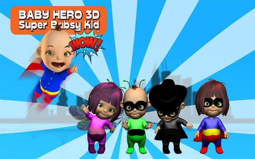 Baby Hero 3D - Super Babsy Kid screenshot 13