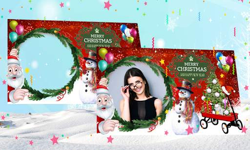 2021 Christmas New Year Frames Photo Frame screenshot 1