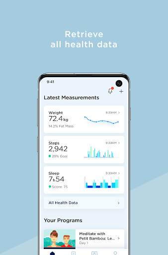 Withings Health Mate screenshot 3