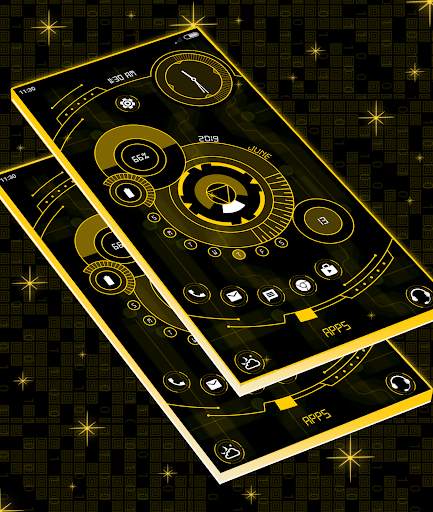 Classy hightech Launcher 2 - App lock, Hide App screenshot 5
