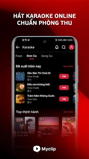 MyClip - Mạng xã hội Video screenshot 1