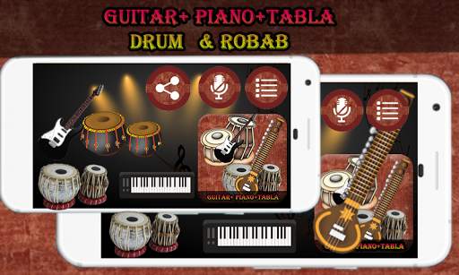 Tabla Piano Guitar_Digital Music Maker screenshot 1