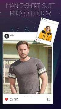 Men T-Shirt Suit Photo Editor screenshot 3