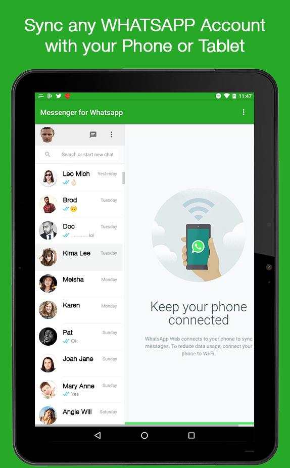 Messenger for WhatsApp screenshot 2