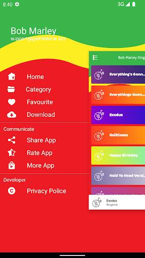Bob Marley Ringtones - Offline screenshot 5