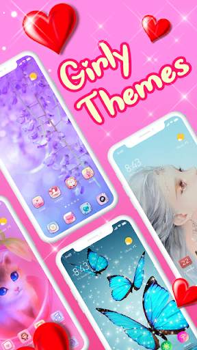 Girly Themes HD Wallpapers 3D icon packs screenshot 1