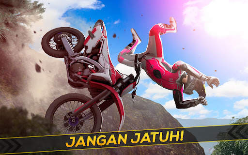 Real Sepeda Motor Cross: Balap screenshot 11