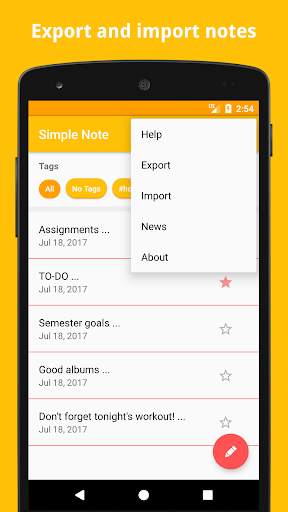 Simple Note скриншот 4