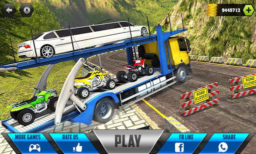 Car Transporter Cargo Truck Driving Game 2020 screenshot 1