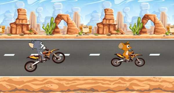 Jerry Moto Race And Tom screenshot 1