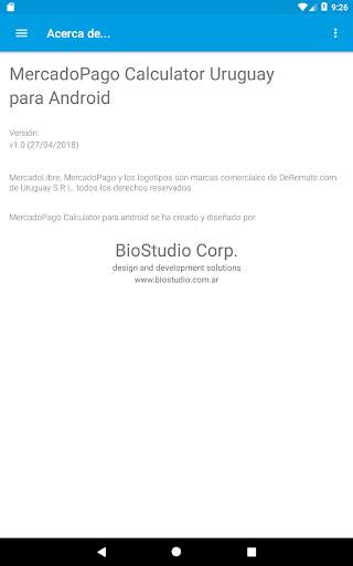 Calculadora para MP/ML Uruguay (No Oficial) screenshot 12