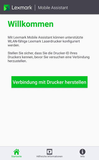 Lexmark Mobile Assistant screenshot 1