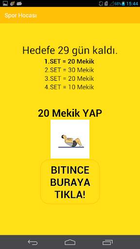 No Equipment Workout Planner (Spor Hocasi) screenshot 5