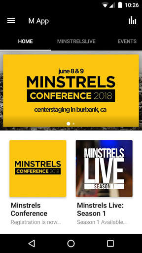 Minstrels App screenshot 1