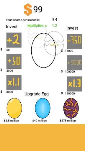 Egg Rampage - Tap Money Clicker Game screenshot 2
