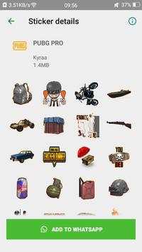 StickWA : Pub-G Stickers For Whatsapp screenshot 2