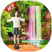 3D DSLR Waterfall Photo Frames आइकन