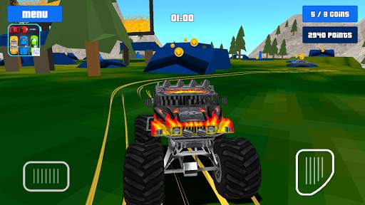 Baby Monster Truck Hot Racing screenshot 1