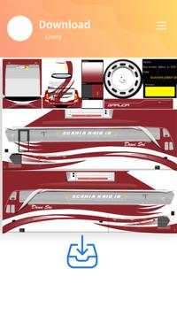 Livery Bus Dewi Sri SHD screenshot 2