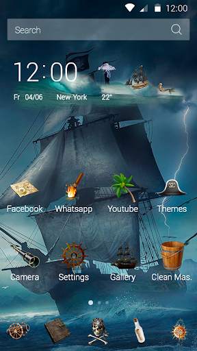 Theme Pirates screenshot 2