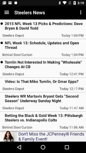 Football News - Steelers screenshot 1