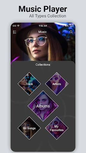 Music Player, Equalizer & Audio Player 1 تصوير الشاشة