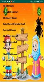 lagu anak anak sholawat screenshot 1