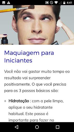 Curso De Maquiagem Para Homens screenshot 2