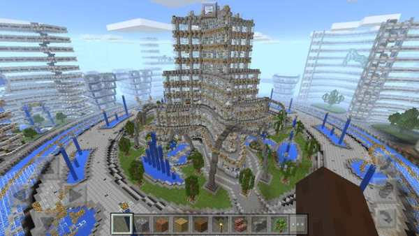 Futuristic City Minecraft map screenshot 1