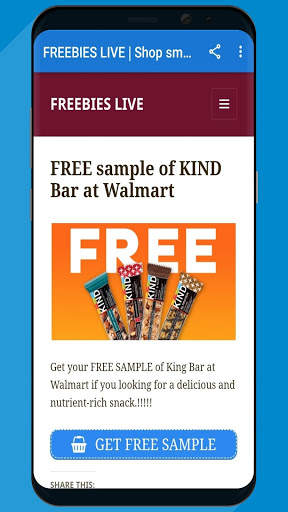 Freebies Live : Daily FREEBIES, DEALS, COUPONS screenshot 1