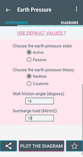 Retaining Wall Design: Pressure Diagram BUILDER screenshot 5
