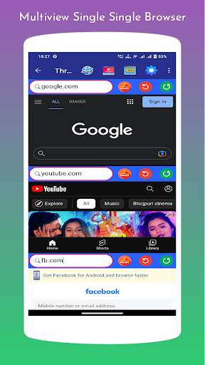 Multiview Sinlge Tab Browser screenshot 2