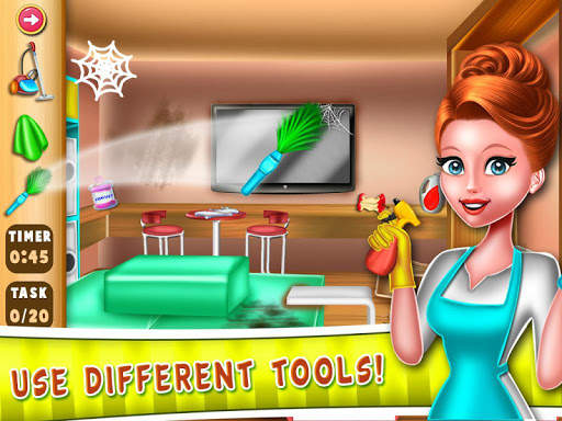 Hotel Room Cleaning Games : Clean Up for free screenshot 4